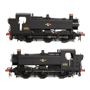 GWR 94XX Pannier Tank 9463 BR Black (Late Crest) - Bachmann -35-027A - Scale OO