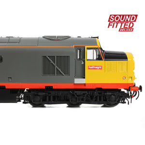 Class 37/0 Centre Headcode 37371 BR Railfeight (Red Stripe) - Bachmann -35-305SFX - Scale OO