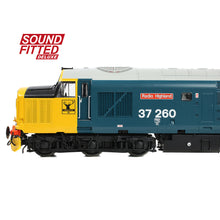 Load image into Gallery viewer, Class 37/0 Centre Headcode 37260 &#39;Radio Highland&#39; BR Blue (Large Logo) - Bachmann -35-309SFX - Scale OO
