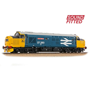 Class 37/0 Centre Headcode 37260 'Radio Highland' BR Blue (Large Logo)