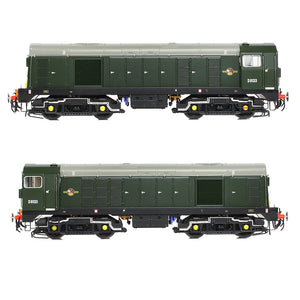 Class 20/0 Headcode Box D8133 BR Green (Small Yellow Panels) - Bachmann -35-353 - Scale OO