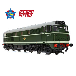 Class 30 D5617 BR Green (Late Crest) - Bachmann -35-801ASF - Scale OO