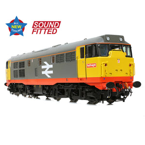 Class 31/1 Refurbished 31149 BR Railfreight (Red Stripe) - Bachmann -35-821ASF - Scale OO