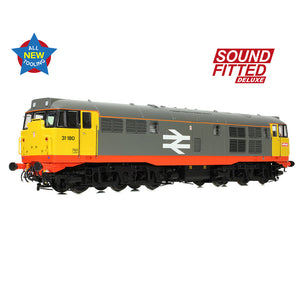 Class 31/1 Refurbished 31180 BR Railfreight (Red Stripe) - Bachmann -35-821SFX - Scale OO