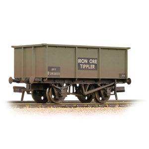 BR 27T Steel Tippler BR Grey (Early) 'Iron Ore' [W] - Bachmann -37-275G