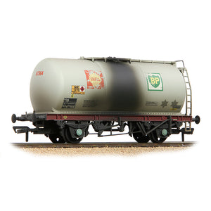 BR 45T TTA Tank Wagon Wagon 'Shell-BP' Grey [W] - Bachmann -37-577C - Scale OO