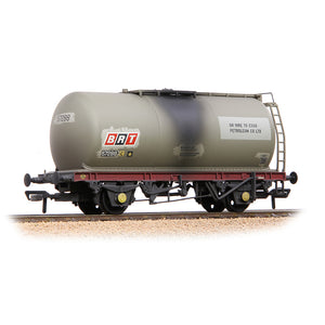 BR 45T TTA Tank Wagon Esso Grey (Unbranded) [W] - Bachmann -37-594A - Scale OO