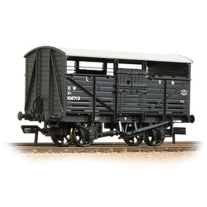 8T Cattle Wagon GWR Grey - Bachmann -37-711D