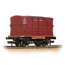 Load image into Gallery viewer, Conflat Wagon BR Bauxite (Early) With BR Crimson BD Container [WL] - Bachmann -37-951E
