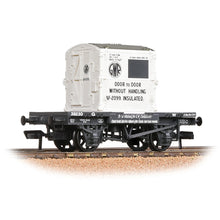 Load image into Gallery viewer, Conflat Wagon GWR Grey With &#39;GWR&#39; AF Container [W, WL] - Bachmann -37-975B
