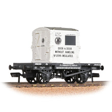 Load image into Gallery viewer, Conflat Wagon GWR Grey With &#39;GWR&#39; AF Container [W, WL] - Bachmann -37-975B
