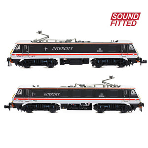 Class 90/0 90006 'High Sheriff' BR InterCity (Swallow) - Bachmann -371-780ASF - Scale N