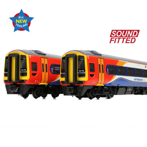 Class 158 2-Car DMU 158773 East Midlands Trains - Bachmann -371-855SF - Scale N