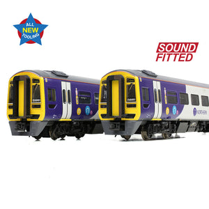 Class 158 2-Car DMU 158861 Northern - Bachmann -371-858ASF - Scale N