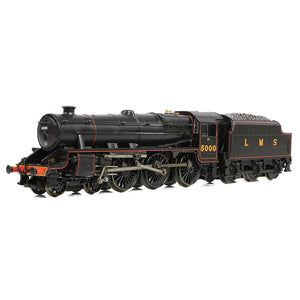 LMS 5MT 'Black 5' with Riveted Tender 5000 LMS Lined Black - Bachmann -372-135A - Scale N