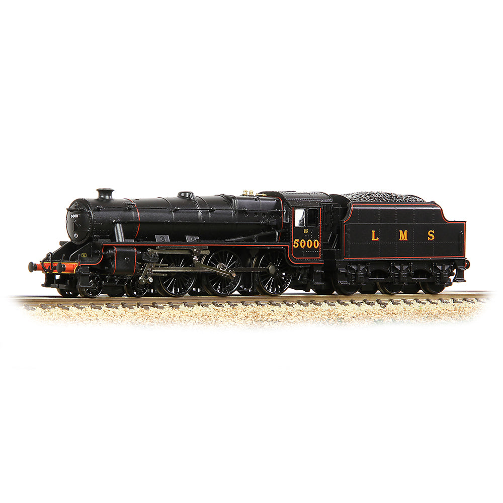 LMS 5MT 'Black 5' with Riveted Tender 5000 LMS Lined Black