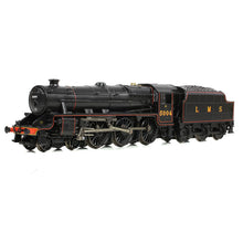 Load image into Gallery viewer, LMS 5MT &#39;Black 5&#39; with Riveted Tender 5004 LMS Lined Black - Bachmann -372-135B - Scale N
