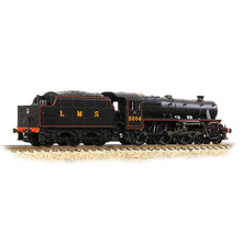 Load image into Gallery viewer, LMS 5MT &#39;Black 5&#39; with Riveted Tender 5004 LMS Lined Black - Bachmann -372-135B - Scale N
