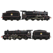 Load image into Gallery viewer, LMS 5MT &#39;Black 5&#39; with Welded Tender 45247 BR Lined Black (Early Emb.) - Bachmann -372-136B - Scale N
