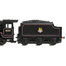 Load image into Gallery viewer, LMS 5MT &#39;Black 5&#39; with Welded Tender 45247 BR Lined Black (Early Emb.) - Bachmann -372-136B - Scale N
