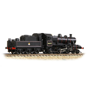 LMS Ivatt 2MT 46477 BR Lined Black (Early Emblem) - Bachmann -372-626A - Scale N