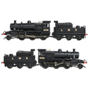 LMS Ivatt 2MT 6418 LMS Black - Bachmann -372-627A - Scale N