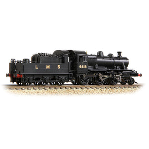 LMS Ivatt 2MT 6418 LMS Black - Bachmann -372-627A - Scale N