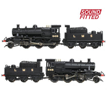 Load image into Gallery viewer, LMS Ivatt 2MT 6418 LMS Black - Bachmann -372-627ASF - Scale N
