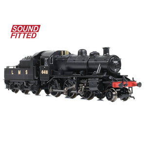 LMS Ivatt 2MT 6418 LMS Black - Bachmann -372-627ASF - Scale N