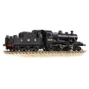 LMS Ivatt 2MT 6409 LMS Black - Bachmann -372-627B - Scale N