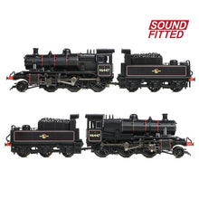 Load image into Gallery viewer, LMS Ivatt 2MT 46447 BR Lined Black (Late Crest) - Bachmann -372-628ASF - Scale N
