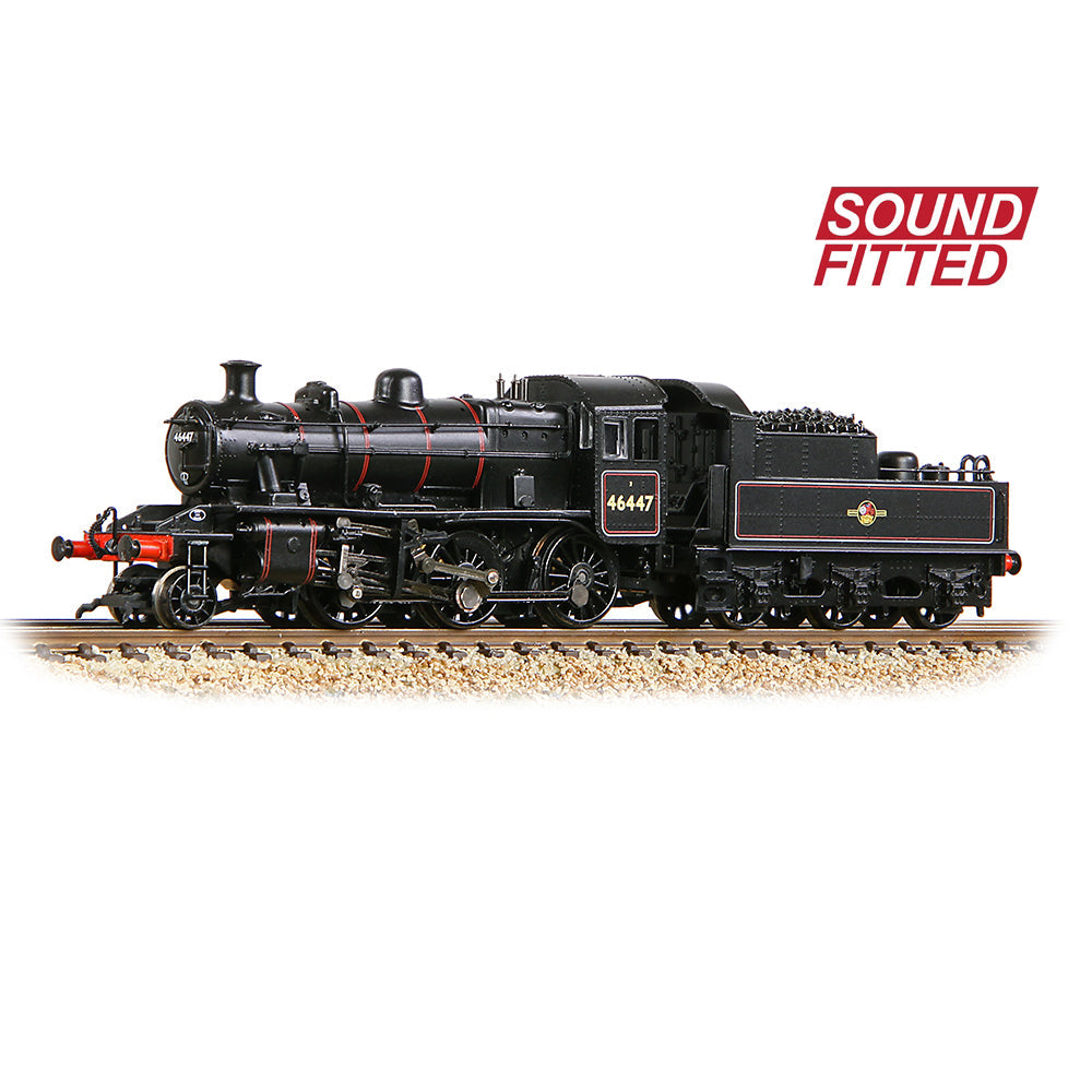 LMS Ivatt 2MT 46447 BR Lined Black (Late Crest)