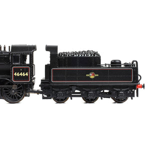 LMS Ivatt 2MT 46464 BR Lined Black (Late Crest) - Bachmann -372-628B - Scale N