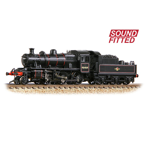 LMS Ivatt 2MT 46464 BR Lined Black (Late Crest)