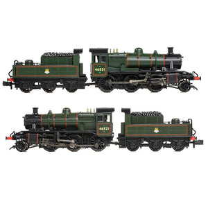 LMS Ivatt 2MT 46521 BR Lined Green (Early Emblem) - Bachmann -372-630 - Scale N