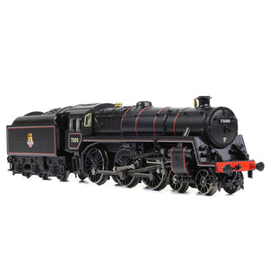 BR Standard 5MT with BR1B Tender 73100 BR Lined Black (Early Emblem) - Bachmann -372-727B - Scale N