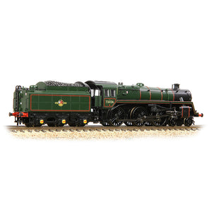 BR Standard 5MT with BR1 Tender 73026 BR Lined Green (Late Crest) - Bachmann -372-728B - Scale N