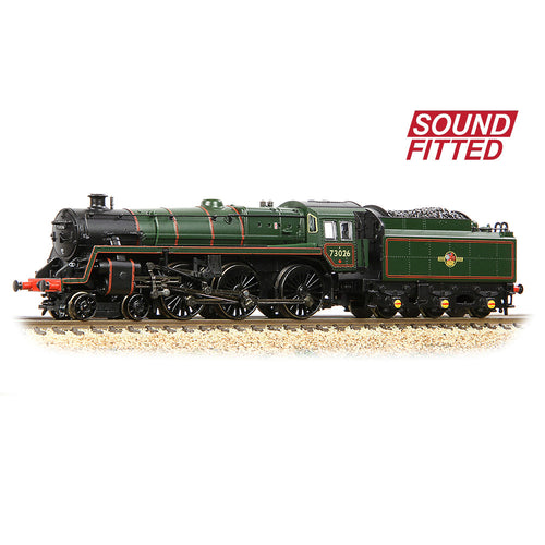 BR Standard 5MT with BR1 Tender 73026 BR Lined Green (Late Crest)