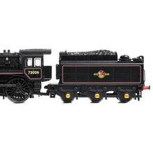 Load image into Gallery viewer, BR Standard 5MT with BR1 Tender 73006 BR Lined Black (Late Crest) - Bachmann -372-729A - Scale N
