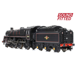 BR Standard 5MT with BR1 Tender 73006 BR Lined Black (Late Crest) - Bachmann -372-729ASF - Scale N