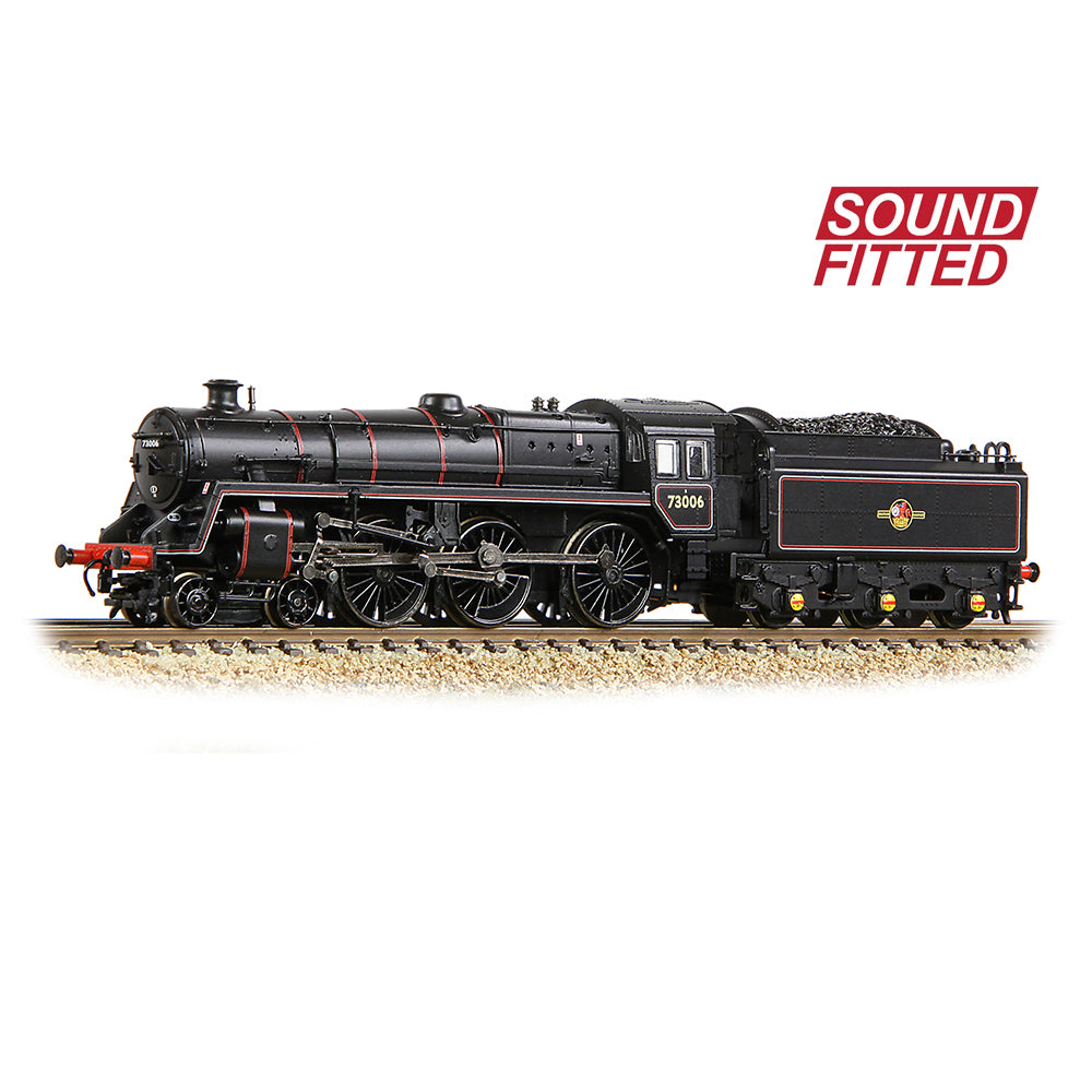 BR Standard 5MT with BR1 Tender 73006 BR Lined Black (Late Crest)