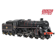 Load image into Gallery viewer, BR Standard 5MT with BR1 Tender 73050 BR Lined Black (Late Crest) - Bachmann -372-729SF - Scale N
