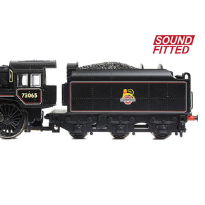 BR Standard 5MT with BR1C Tender 73065 BR Lined Black (Early Emblem) - Bachmann -372-730SF - Scale N