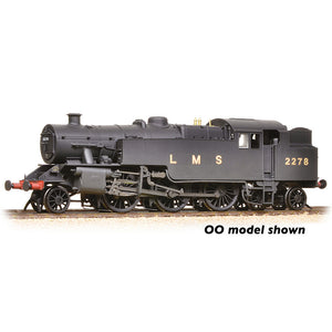 LMS Fairburn Tank 2278 LMS Black (Revised) [W] - Bachmann -372-754