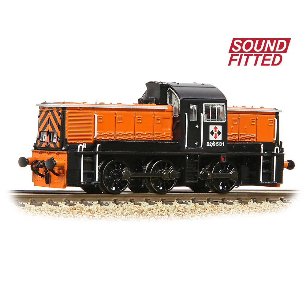 Class 14 D2/9531 NCB British Oak Orange & Black