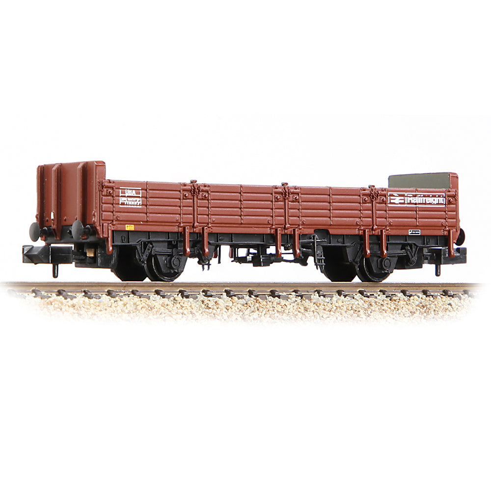 BR OBA Open Wagon Low Ends BR Freight Brown (Railfreight)