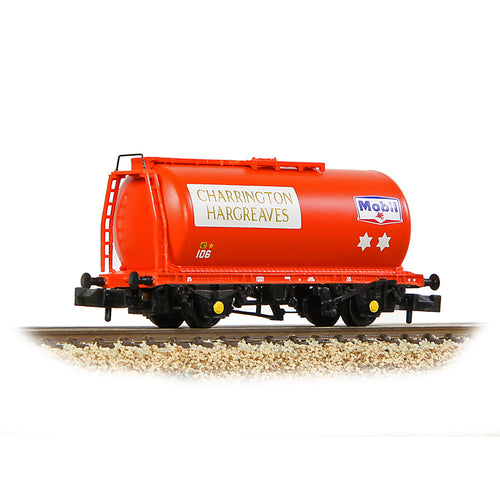 BR 45T Class B TTA Tank Wagon 'Charrington Hargreaves/Mobil' Red