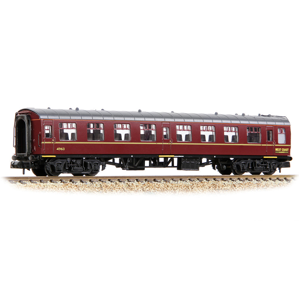 BR Mk1 TSO Tourist Second Open WCRC Maroon