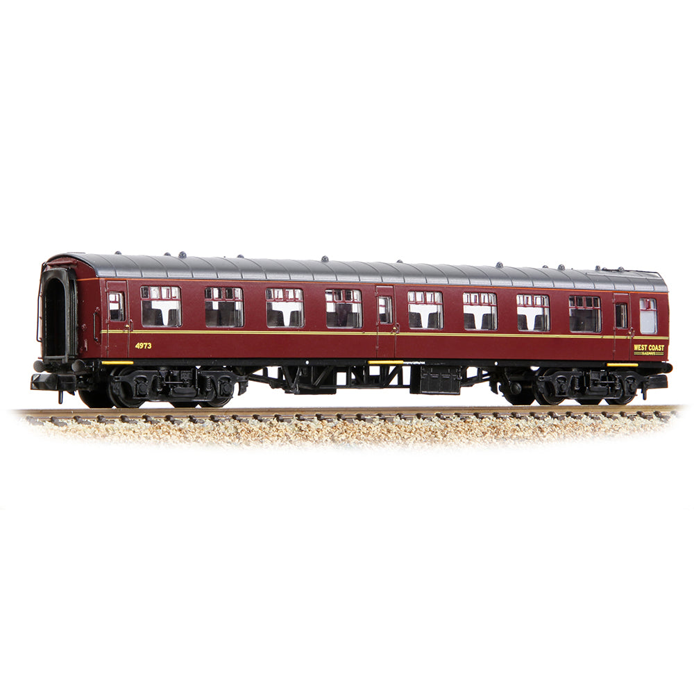 BR Mk1 TSO Tourist Second Open WCRC Maroon