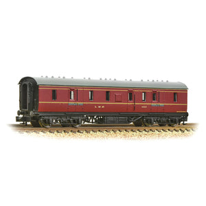 LMS Stanier 50ft Full Brake LMS Crimson Lake - Bachmann -374-885A